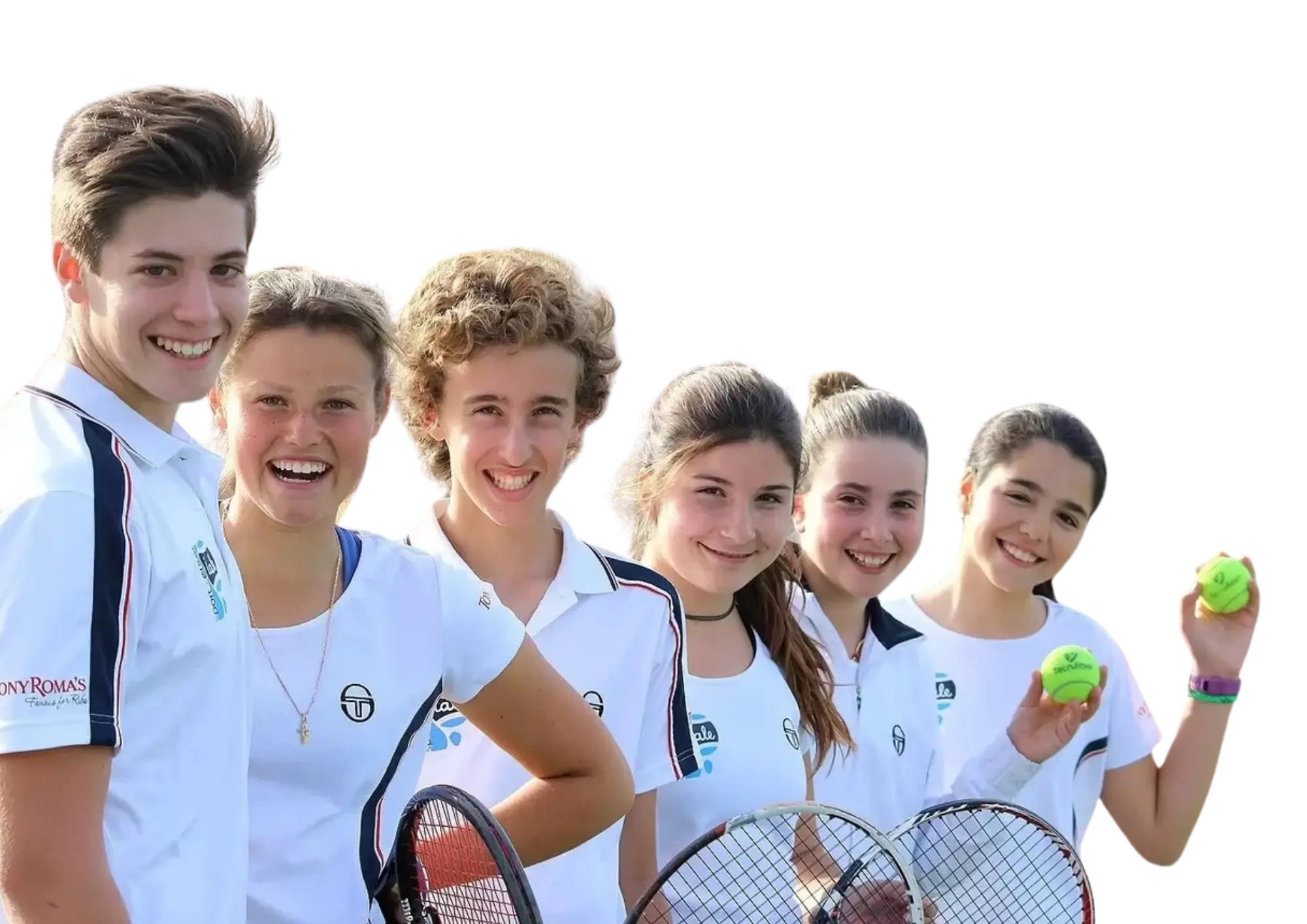 Jugadores de tenis.